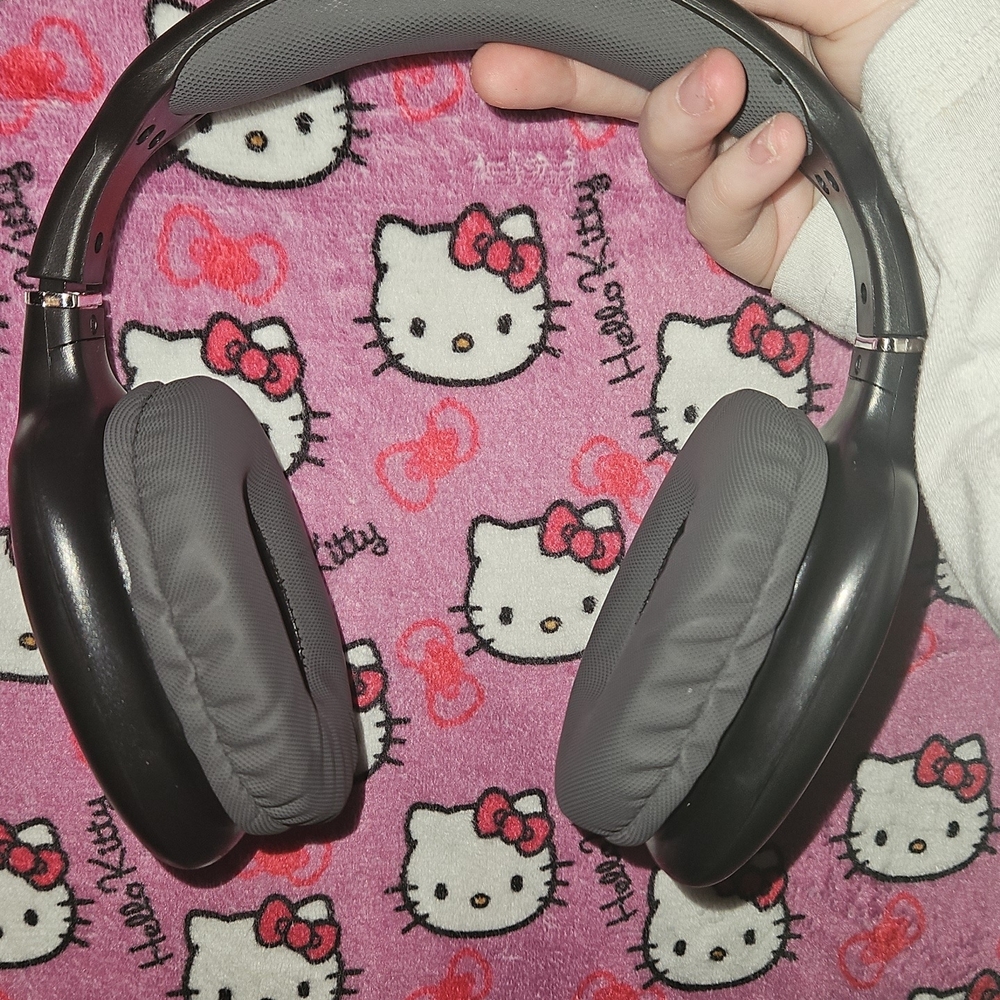 T.J.Maxx Black and Gray Over-Ear Headphones